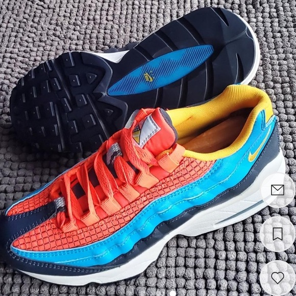 RED AND BLUE SPIDER-MAN COLORWAY AIR MAX 95S - Picture 3 of 4